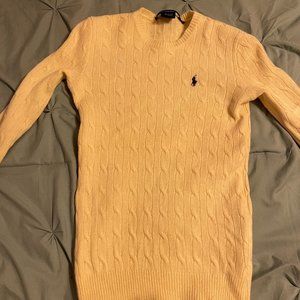 Ralph Lauren White Crew Neck Sweater